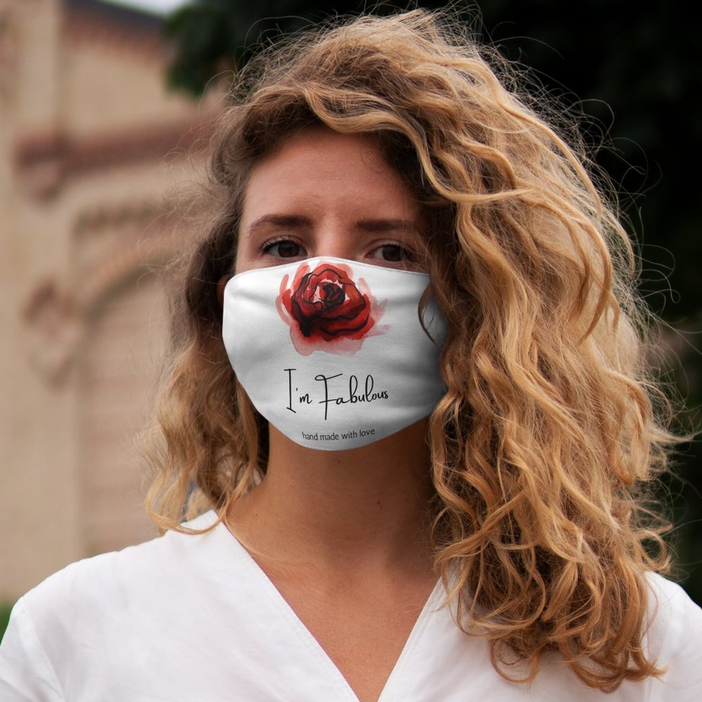 Rose I'm Fabulous Face Mask